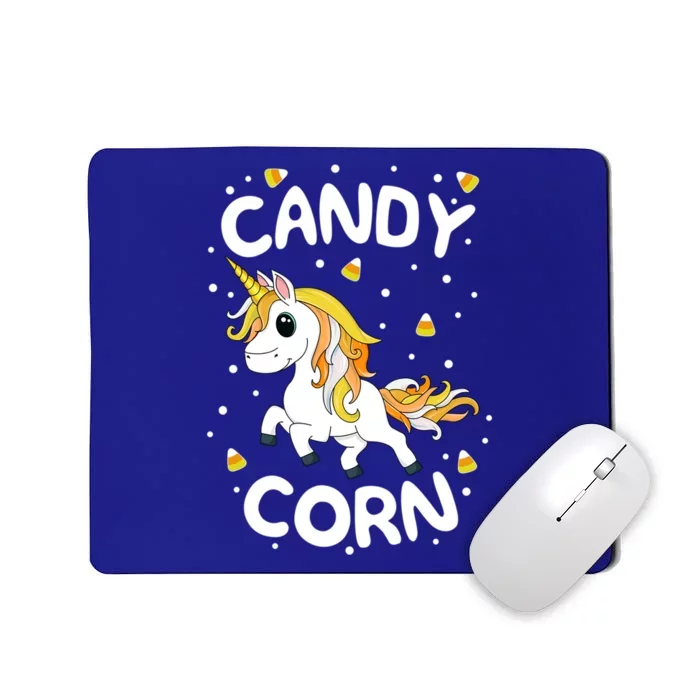 Candy Corn Unicorn Halloween Halloween Boonicorn School Cool Gift Mousepad