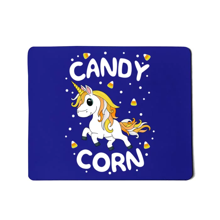 Candy Corn Unicorn Halloween Halloween Boonicorn School Cool Gift Mousepad