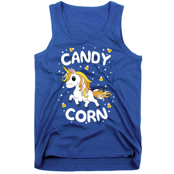 Candy Corn Unicorn Halloween Halloween Boonicorn School Cool Gift Tank Top