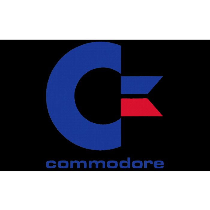 Commodore C64 Uppercase Letter Blue Red & Commodore Bumper Sticker