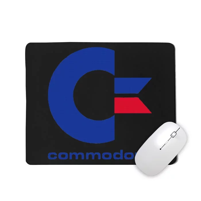 Commodore C64 Uppercase Letter Blue Red & Commodore Mousepad