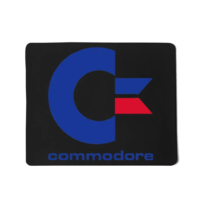 Commodore C64 Uppercase Letter Blue Red & Commodore Mousepad