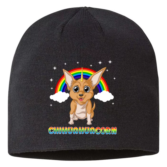 Chihuahuacorn Chihuahua Unicorn 8 1/2in Sustainable Knit Beanie