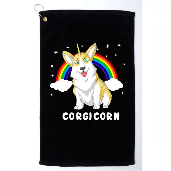 Corgicorn Corgi Unicorn Platinum Collection Golf Towel