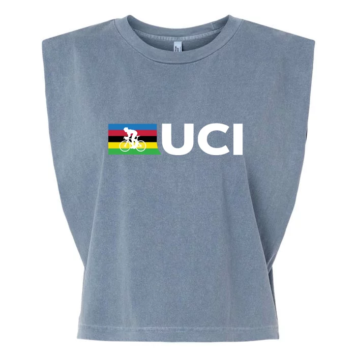 Cycling Color Uci Garment-Dyed Women's Muscle Tee