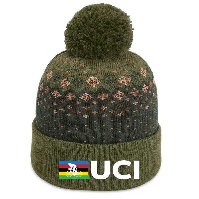 Cycling Color Uci The Baniff Cuffed Pom Beanie