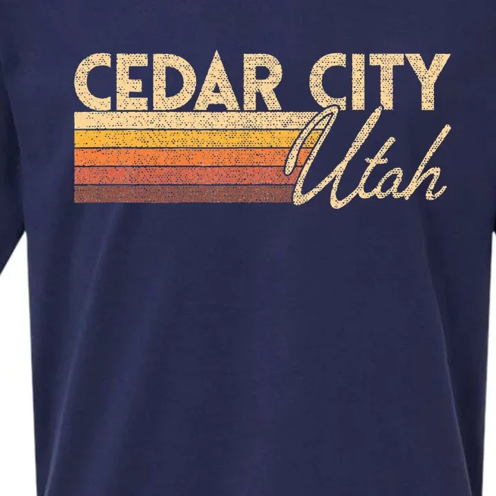 Cedar City Utah Sueded Cloud Jersey T-Shirt