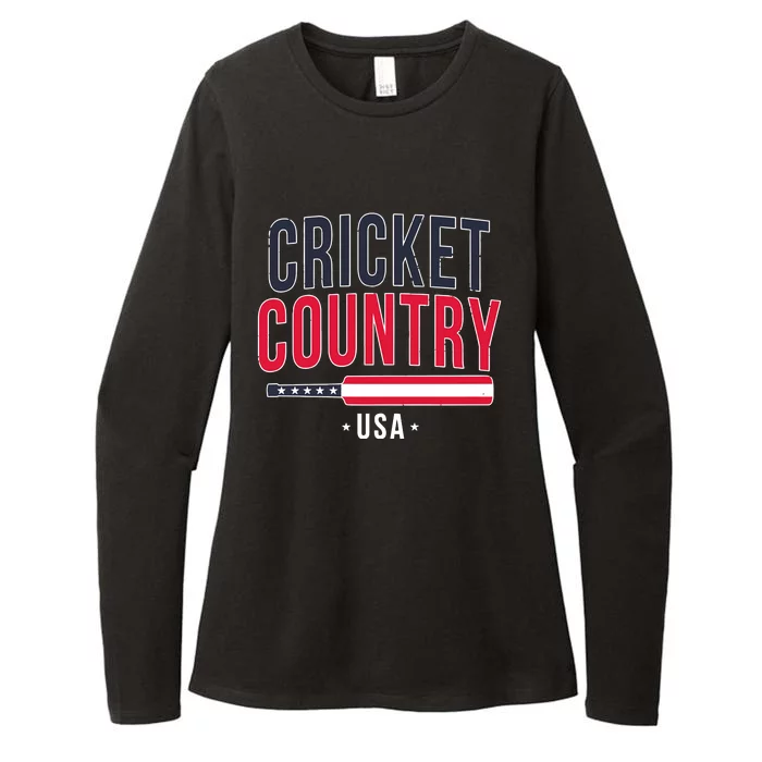 Cricket Country Usa Womens CVC Long Sleeve Shirt