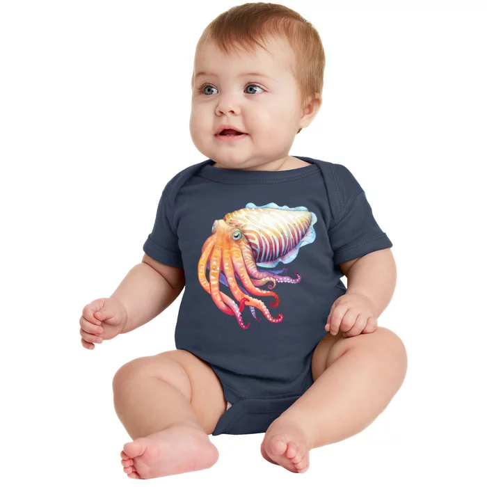 Cuttlefish Baby Bodysuit