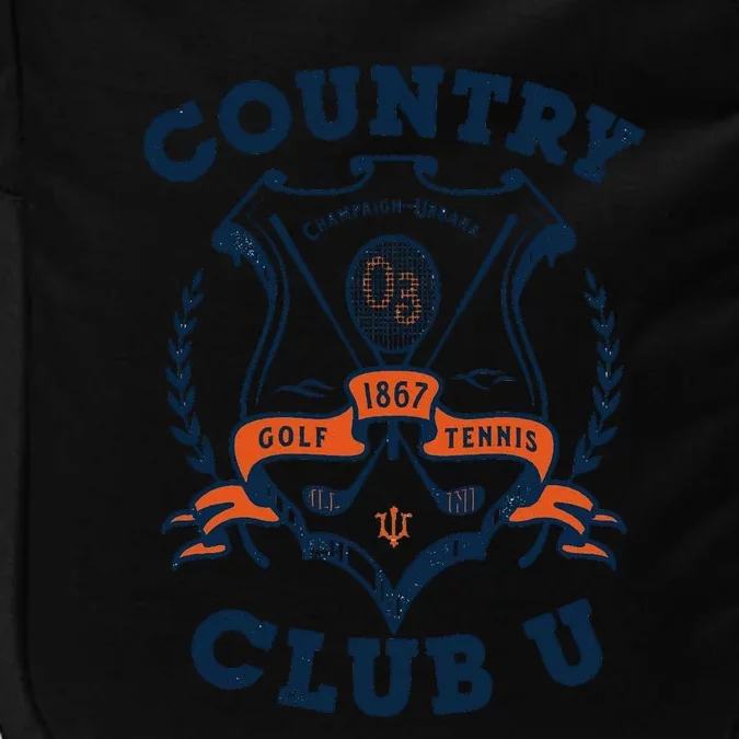 Country Club U Champaign Urbana Golf 1867 Tennis Impact Tech Backpack