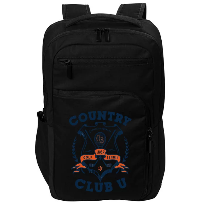 Country Club U Champaign Urbana Golf 1867 Tennis Impact Tech Backpack