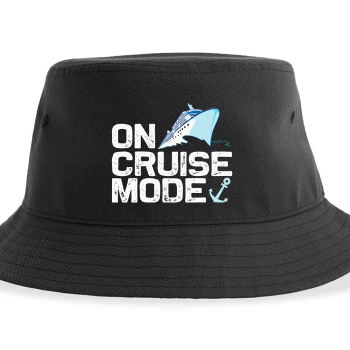 Cool Cruising Vacay Mode Cruise Vacation Trip Sustainable Bucket Hat