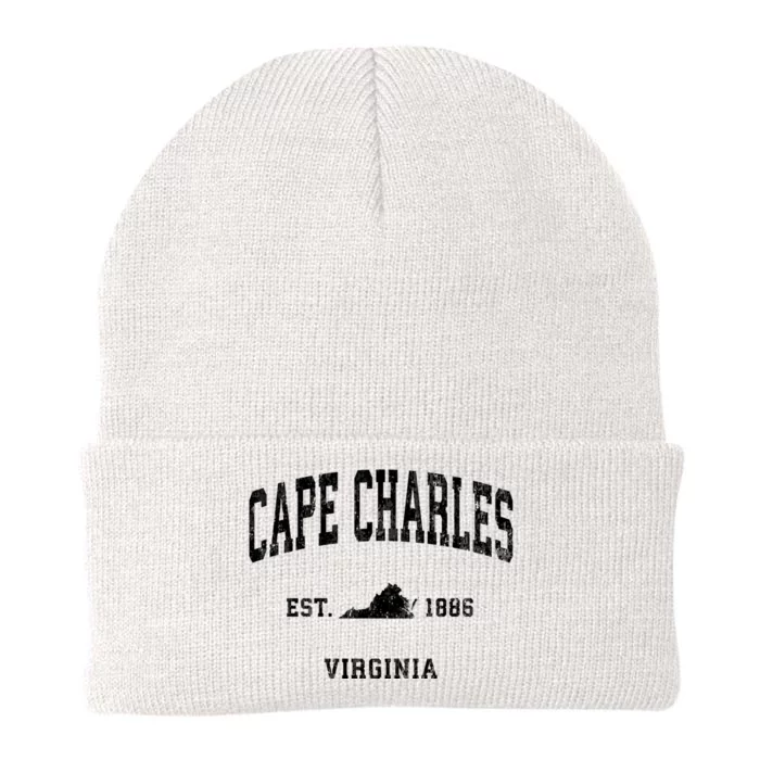 Cape Charles Virginia Va Vintage Athletic Sports Knit Cap Winter Beanie