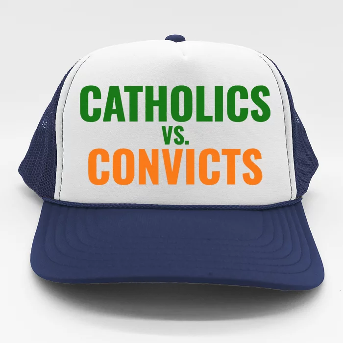 Classic Catholics Vs Convicts 1988 Trucker Hat