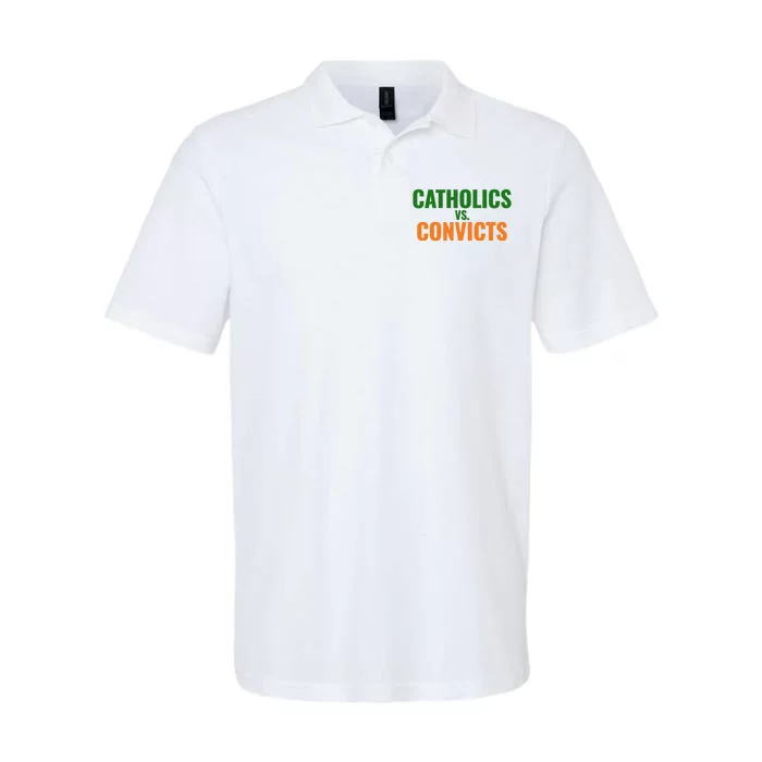 Classic Catholics Vs Convicts 1988 Softstyle Adult Sport Polo