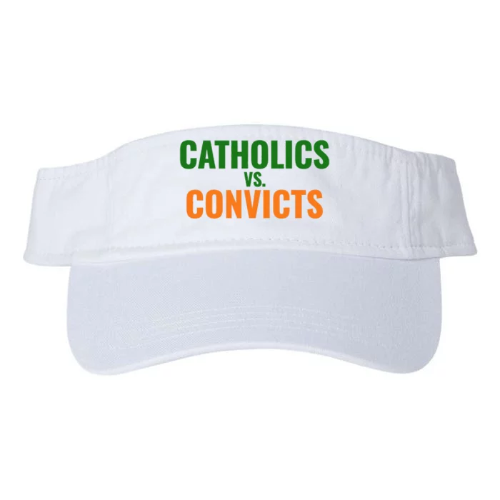 Classic Catholics Vs Convicts 1988 Valucap Bio-Washed Visor