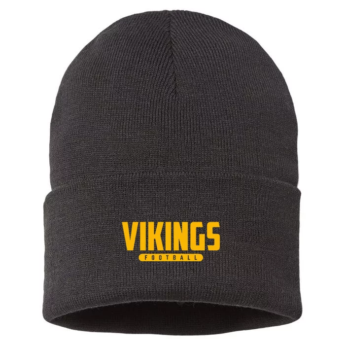 Central Catholic Vikings Football Sustainable Knit Beanie