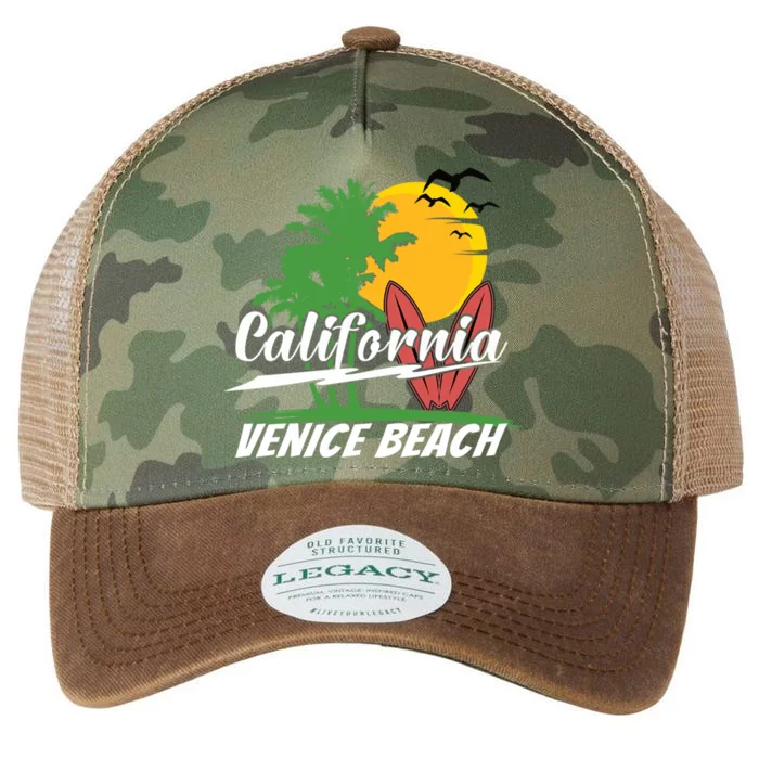 California City Venice Beach Surfing Legacy Tie Dye Trucker Hat