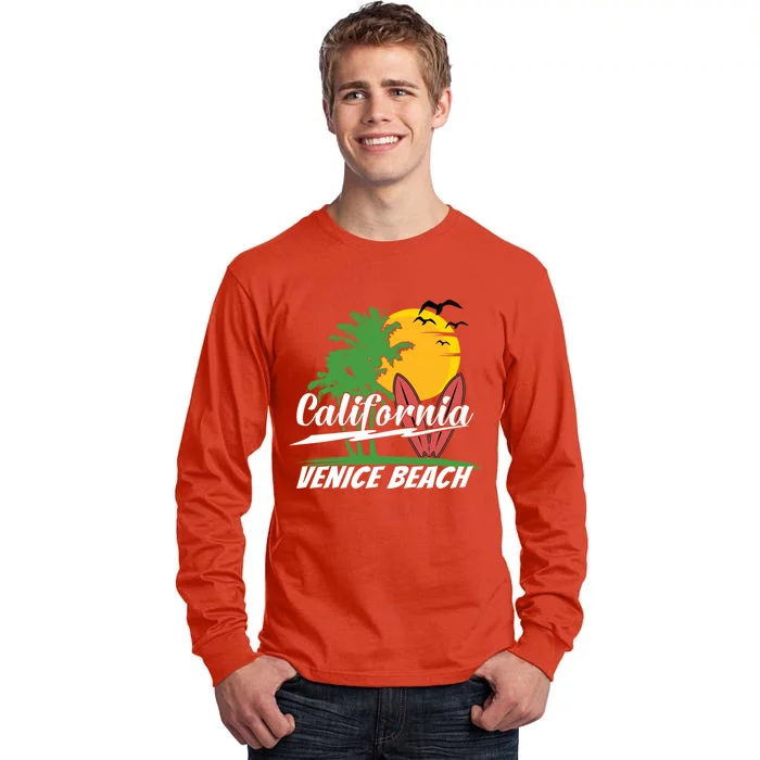 California City Venice Beach Surfing Tall Long Sleeve T-Shirt