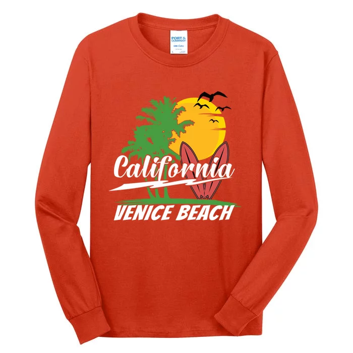 California City Venice Beach Surfing Tall Long Sleeve T-Shirt