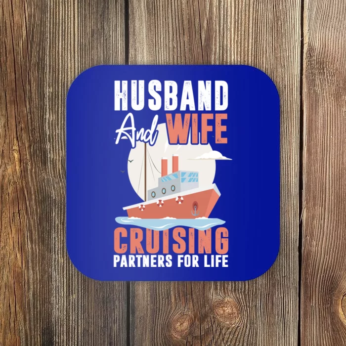 Cruising Cruise Vacation Husband Wife Couple Great Gift Coaster