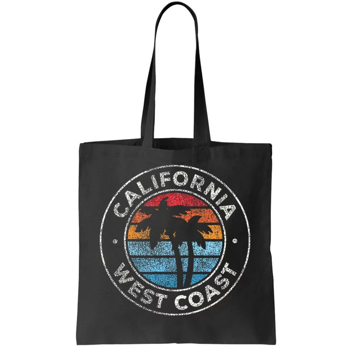 California CA Vintage Graphic Retro 70s Tote Bag