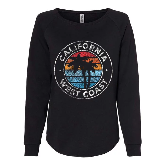 California CA Vintage Graphic Retro 70s Womens California Wash Sweatshirt