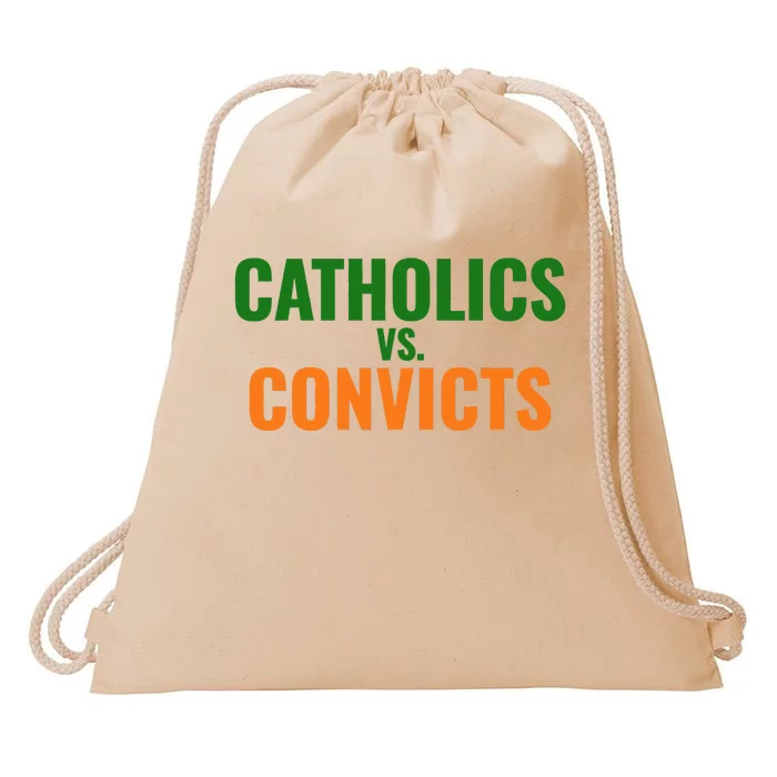 Classic Catholics Vs Convicts 1988 Drawstring Bag