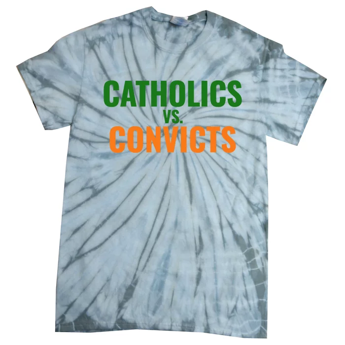 Classic Catholics Vs Convicts 1988 Tie-Dye T-Shirt