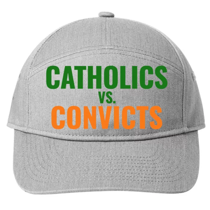 Classic Catholics Vs Convicts 1988 7-Panel Snapback Hat