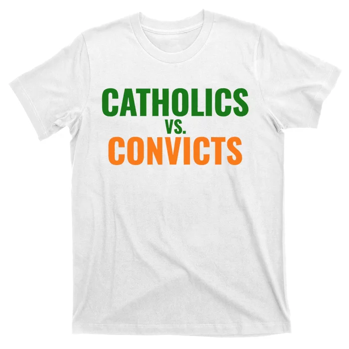 Classic Catholics Vs Convicts 1988 T-Shirt