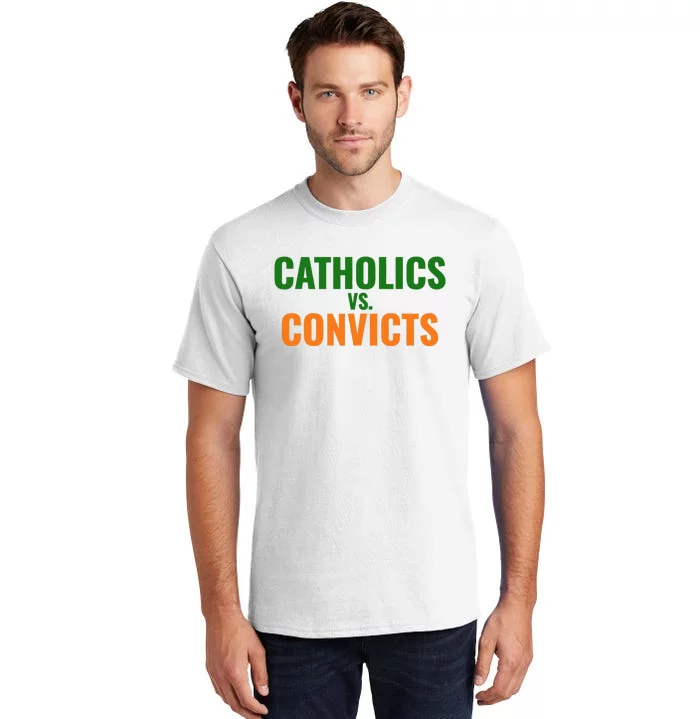 Classic Catholics Vs Convicts 1988 Tall T-Shirt