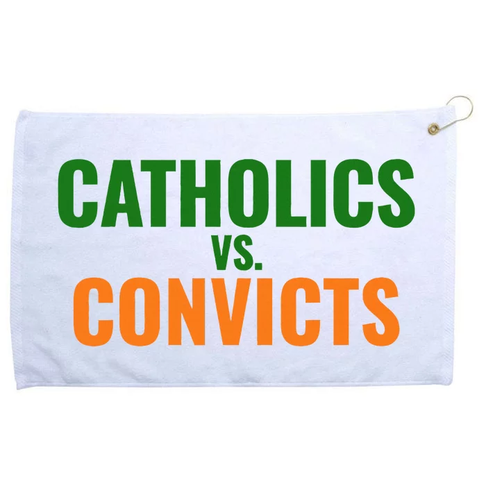 Classic Catholics Vs Convicts 1988 Grommeted Golf Towel