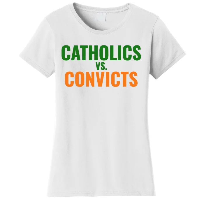 Classic Catholics Vs Convicts 1988 Women's T-Shirt