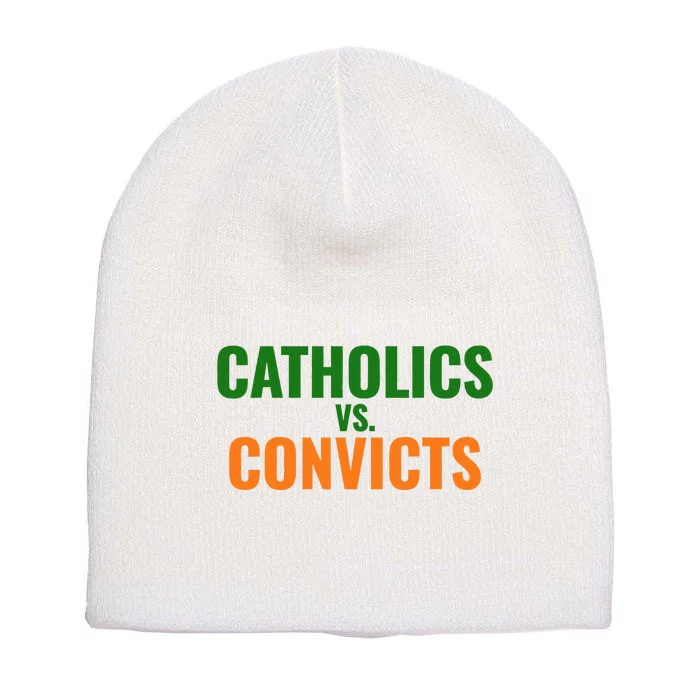 Classic Catholics Vs Convicts 1988 Short Acrylic Beanie