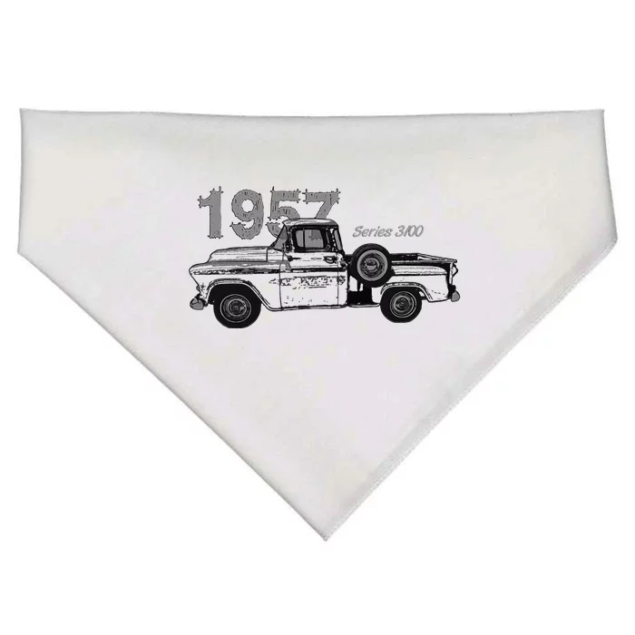 Classic Car Vintage Trucks 1957 Pick Up Truck Series 3100 USA-Made Doggie Bandana