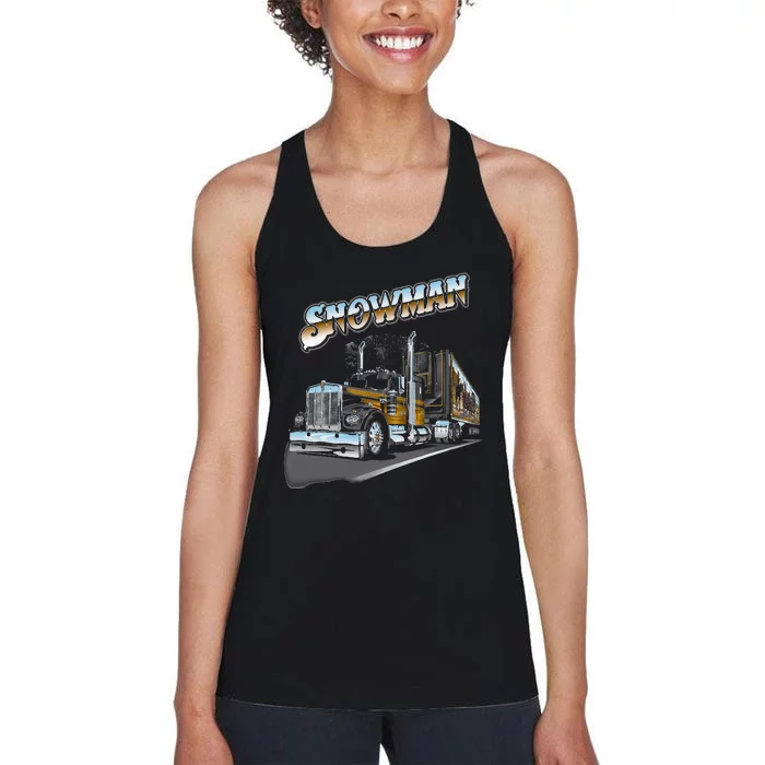 Classic Cars Vintage Trucking Bandit 1977s Outfits American Women's Racerback Tank