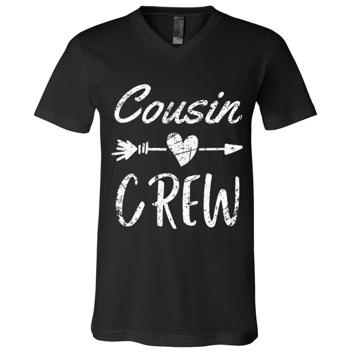 Cousin Crew Vintage Making Memories Vacation Matching V-Neck T-Shirt