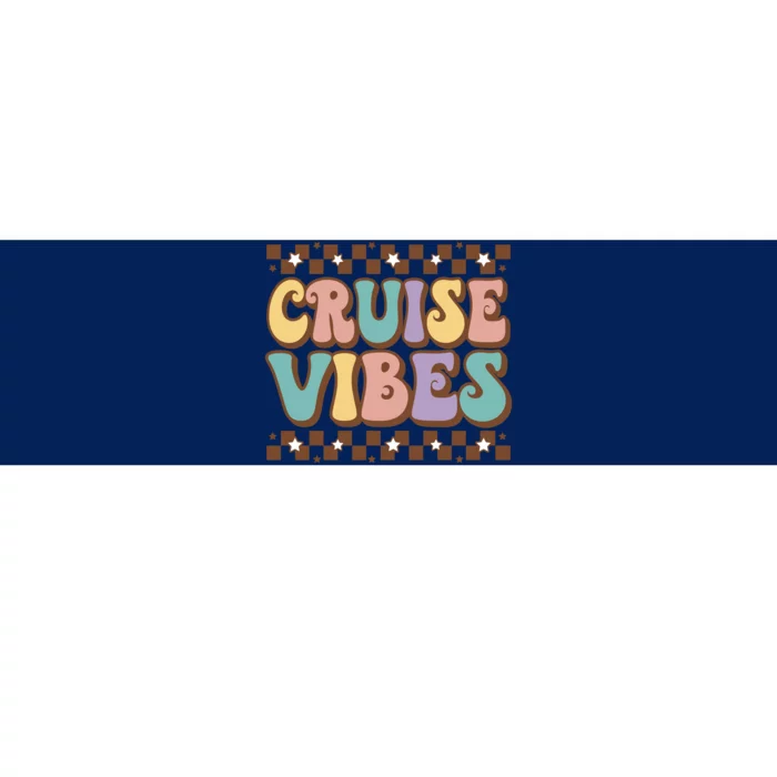 Cool Cruise Vibes Summer Vacation Bumper Sticker