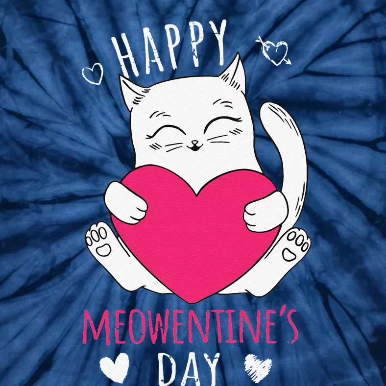 Cute Cat Valentines Day Outfit For Funny Or Kitty Tie-Dye T-Shirt