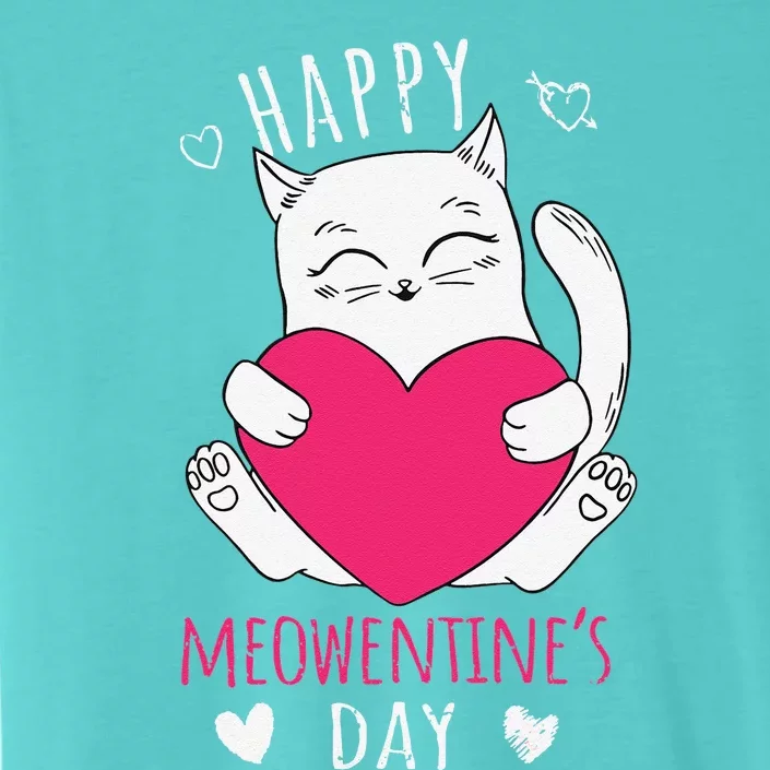 Cute Cat Valentines Day Outfit For Funny Or Kitty ChromaSoft Performance T-Shirt