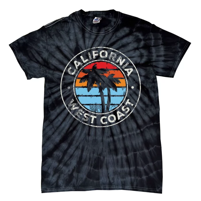 California Ca Vintage Graphic Retro 70s Tie-Dye T-Shirt