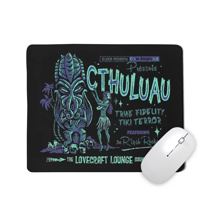 Cthuluau Color Variation Kthulhu Retro Tiki Bar Hawaiian Mousepad