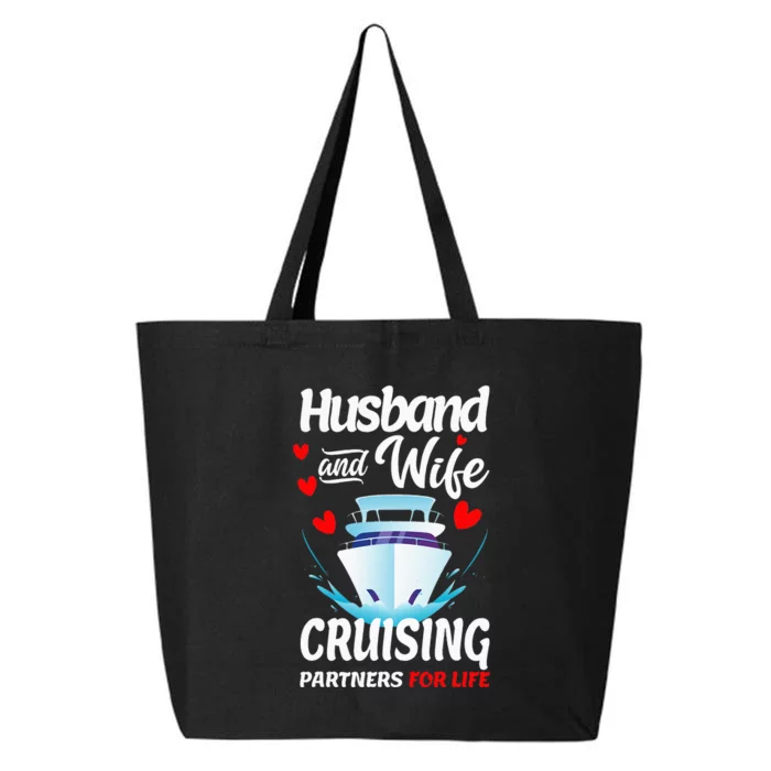 Cruising Cruise Vacation Husband Wife Couple Summer 25L Jumbo Tote