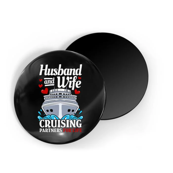 Cruising Cruise Vacation Husband Wife Couple Magnet