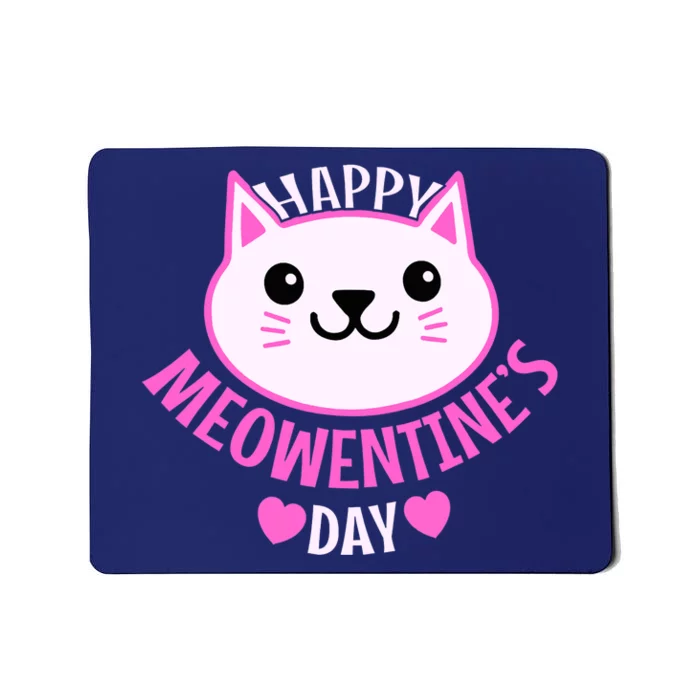 Cute Cat Valentines Day For Girl Kitty Quote Mousepad