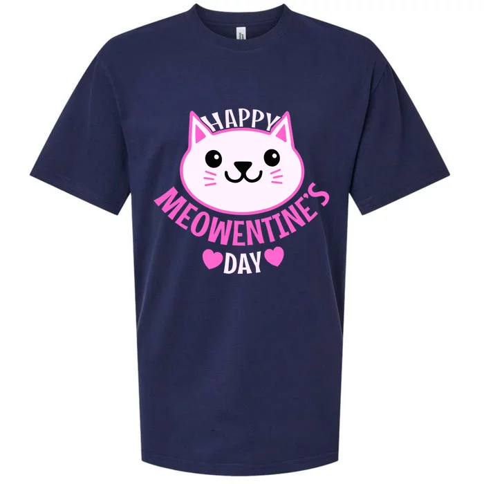 Cute Cat Valentines Day For Girl Kitty Quote Sueded Cloud Jersey T-Shirt