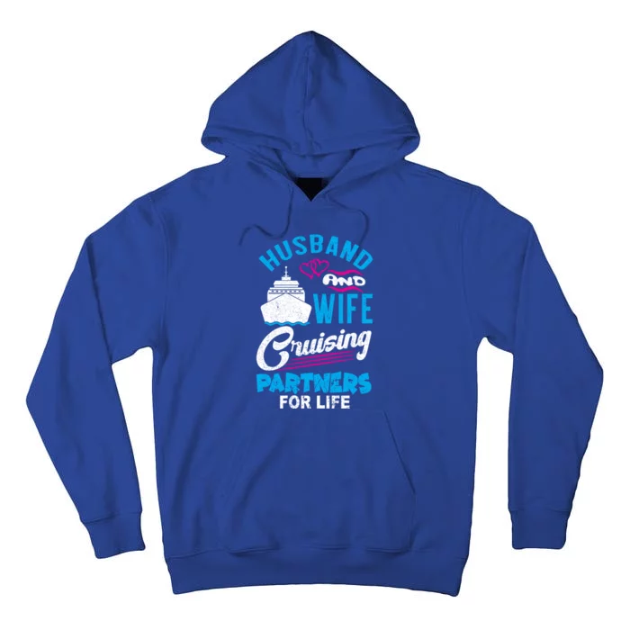 Cruising Cruise Vacation Husband Wife Couple Gift Tall Hoodie