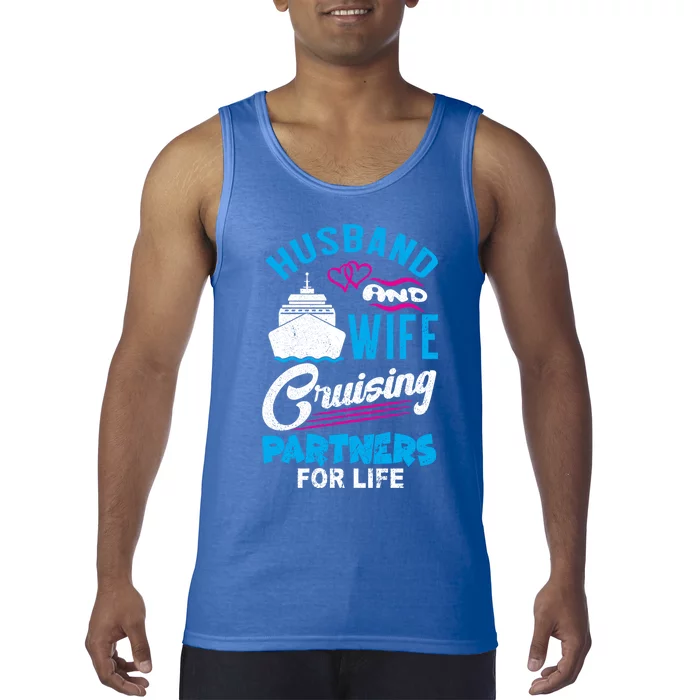 Cruising Cruise Vacation Husband Wife Couple Gift Tank Top