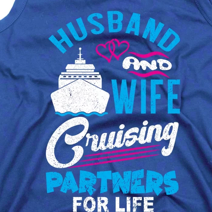 Cruising Cruise Vacation Husband Wife Couple Gift Tank Top